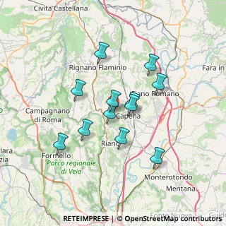 Mappa Via Mossa dei Barberi, 00067 Morlupo RM, Italia (6.07917)
