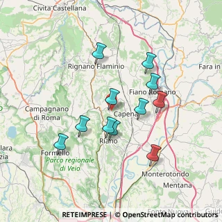 Mappa Via Mossa dei Barberi, 00067 Morlupo RM, Italia (6.76545)