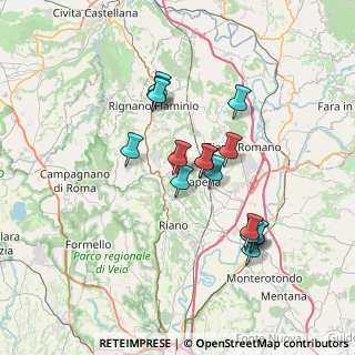 Mappa Via Mossa dei Barberi, 00067 Morlupo RM, Italia (6.5475)