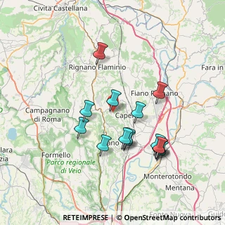 Mappa Via Mossa dei Barberi, 00067 Morlupo RM, Italia (7.31667)