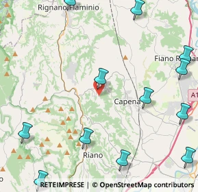 Mappa Via Mossa dei Barberi, 00067 Morlupo RM, Italia (6.43583)