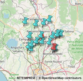 Mappa Via Mossa dei Barberi, 00067 Morlupo RM, Italia (10.697)