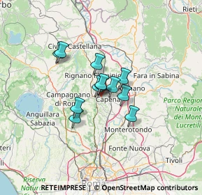 Mappa Via Mossa dei Barberi, 00067 Morlupo RM, Italia (8.5025)