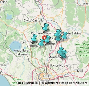 Mappa Via Flaminia, 00067 Morlupo RM, Italia (9.53923)