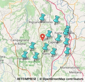Mappa Via Flaminia, 00067 Morlupo RM, Italia (7.43538)