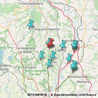 Mappa Via Flaminia, 00067 Morlupo RM, Italia (6.98333)