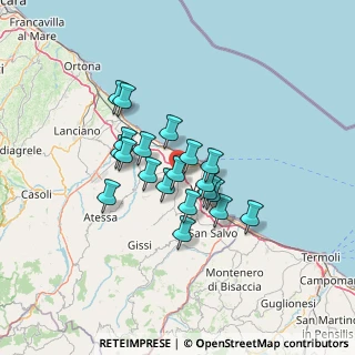 Mappa Contrada Crivella, 66052 Pollutri CH, Italia (10.421)
