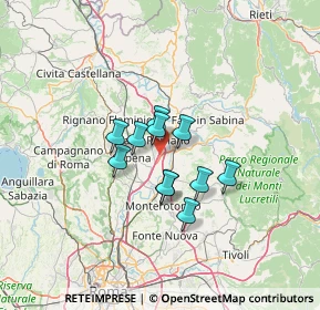 Mappa RM 00065, 00065 Fiano Romano RM, Italia (9.09727)