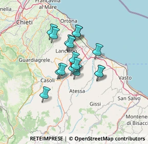 Mappa Via Genova, 66041 Atessa CH, Italia (9.73625)