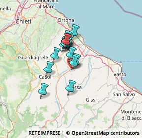 Mappa Via Genova, 66041 Atessa CH, Italia (9.15467)