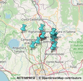 Mappa Via Don Giovanni Minzoni, 00067 Morlupo RM, Italia (8.21214)