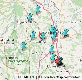 Mappa Via Martolana, 00060 Capena RM, Italia (8.978)