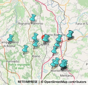 Mappa Via Martolana, 00060 Capena RM, Italia (8.2835)