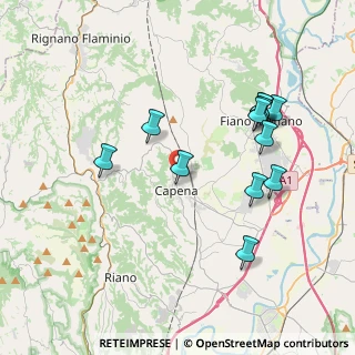 Mappa Via Martolana, 00060 Capena RM, Italia (4.11917)