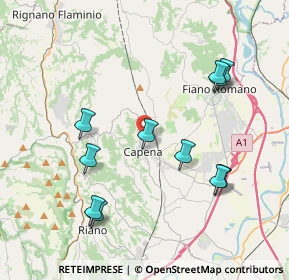 Mappa Via Martolana, 00060 Capena RM, Italia (4.29909)