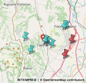 Mappa Via Martolana, 00060 Capena RM, Italia (3.45167)