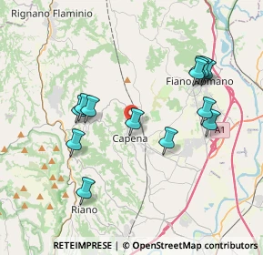 Mappa Via Martolana, 00060 Capena RM, Italia (3.94077)