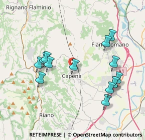 Mappa Via Martolana, 00060 Capena RM, Italia (4.18286)