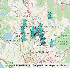 Mappa Via Martolana, 00060 Capena RM, Italia (9.622)