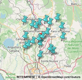Mappa Via Martolana, 00060 Capena RM, Italia (11.7615)