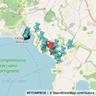 Mappa Via Tevere, 00069 Trevignano Romano RM, Italia (1.60696)