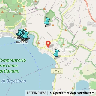 Mappa Via Tevere, 00069 Trevignano Romano RM, Italia (2.528)