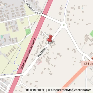 Mappa Via Milano,  40, 00184 Fiano Romano, Roma (Lazio)