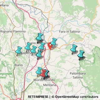 Mappa SP9a3, 00010 Fara in Sabina RI, Italia (8.205)