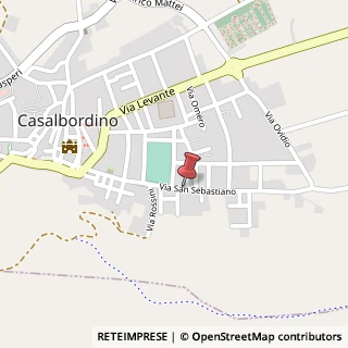 Mappa Via San Sebastiano, 81, 66021 Casalbordino, Chieti (Abruzzo)