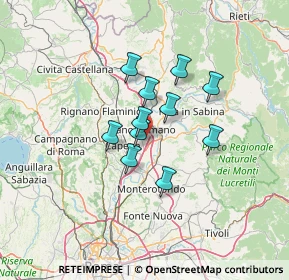 Mappa Via Genova, 00065 Fiano Romano RM, Italia (9.82091)