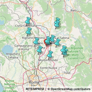 Mappa Via Genova, 00065 Fiano Romano RM, Italia (11.07385)