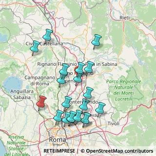 Mappa Via Genova, 00065 Fiano Romano RM, Italia (16.994)