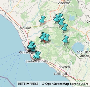 Mappa Viala d'Italia, 00059 Tolfa RM, Italia (12.166)