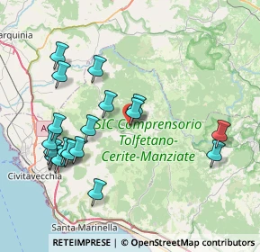 Mappa Viala d'Italia, 00059 Tolfa RM, Italia (8.933)