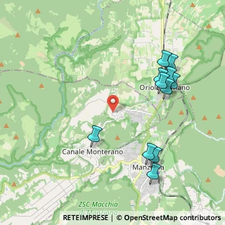 Mappa Via della Piana, 00060 Canale Monterano RM, Italia (2.38)