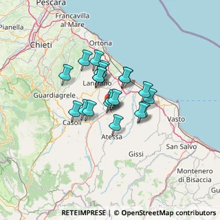 Mappa Via Napoli, 66041 Atessa CH, Italia (9.3535)