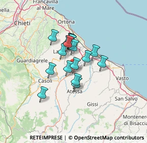 Mappa Via Napoli, 66041 Atessa CH, Italia (9.41882)