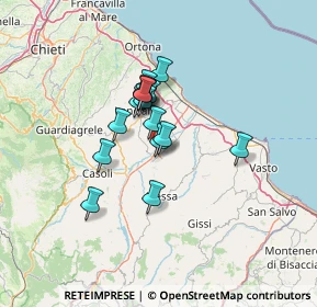 Mappa Via Napoli, 66041 Atessa CH, Italia (9.76875)