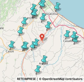 Mappa Via Napoli, 66041 Atessa CH, Italia (9.6535)