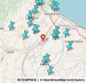 Mappa Via Napoli, 66041 Atessa CH, Italia (9.3195)