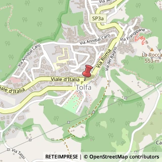 Mappa Piazza Vittorio Veneto, 2, 00059 Tolfa, Roma (Lazio)