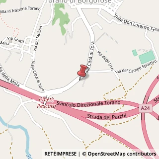 Mappa Viale Città di Tora, 23, 02021 Carsoli, L'Aquila (Abruzzo)