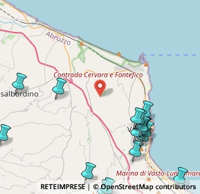 Mappa Via Defenza, 66054 Vasto CH, Italia (6.00375)