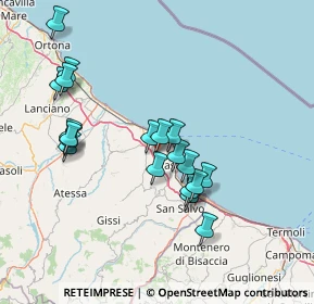 Mappa Via Defenza, 66054 Vasto CH, Italia (14.76526)