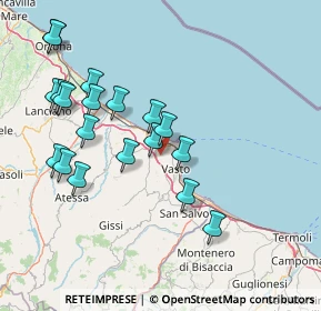 Mappa Via Defenza, 66054 Vasto CH, Italia (16.52105)