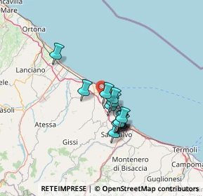 Mappa Via Defenza, 66054 Vasto CH, Italia (10.31)
