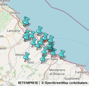 Mappa Via Defenza, 66054 Vasto CH, Italia (11.2025)