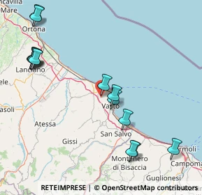 Mappa Via Defenza, 66054 Vasto CH, Italia (20.35786)