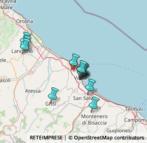 Mappa Via Defenza, 66054 Vasto CH, Italia (11.55923)