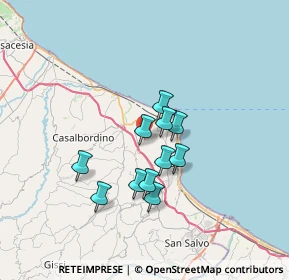 Mappa Via Defenza, 66054 Vasto CH, Italia (5.40727)